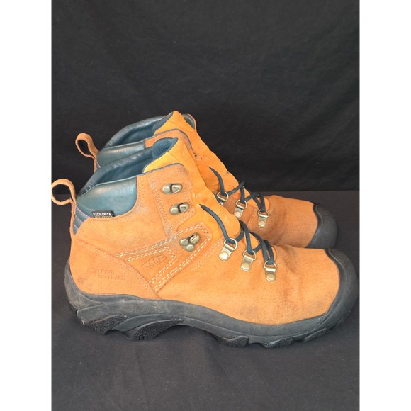 KEEN Mens Waterproof Hiking Boots Ankle Boot Brown Leather Size 10.5M - Picture 8 of 11